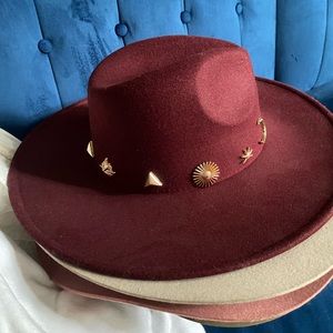 Anthropology wide brim hat